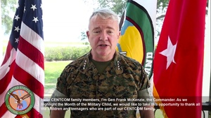 USCENTCOM celebrates the Month of the Military Child