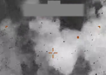 Coalition Aircraft Destroy ISIS Tunnel and Cave Complex