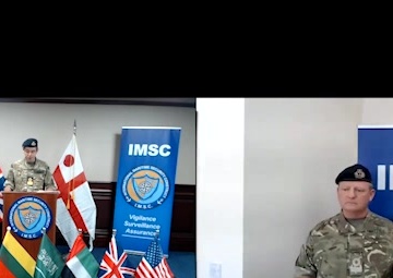 IMSC Holds Virtual Change of Command Ceremony
