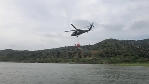 Cal Guard Aviators prepare for potential wildfires with bucket training