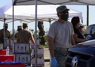 Imperial Valley Food Bank Drive Through Distribution