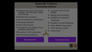 Family Advocacy Program Managers offer words of encouragement