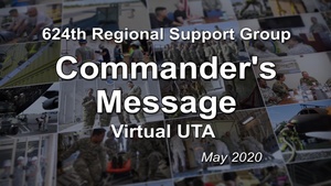 Virtual UTA Commander's Message - May 2020