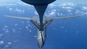 B-1s conduct training in East China Sea