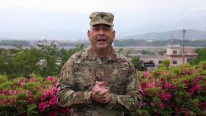 Chaplain (Maj.) Mark A. Johnston shares a Mother's Day message of resiliency and honor during COVID-19