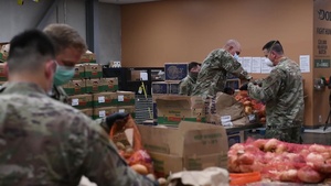 OKNG Airmen Support Local Food Bank During COVID-19