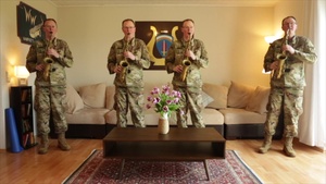 SGT Chris Condon performs
