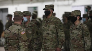B-Roll: 328th Military Police Company deploys