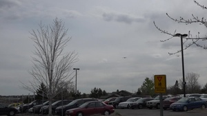 C-130 flyover for first responders
