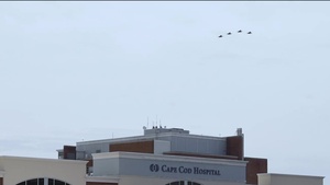F-15 Eagle flyover - Salute to COVID-19 heroes