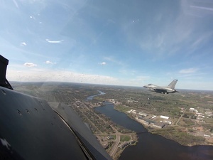 148th Flyover B-Roll from Operation American Resolve