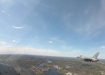 148th Flyover B-Roll from Operation American Resolve