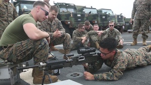 31st MEU, CLB-31 M240B medium machine classes (B-Roll)