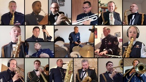 Zaporizhian March perf. by the USAFE Jazz Band and the National Presidential Orchestra of Ukraine