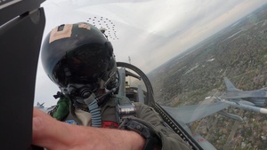 140th Wing Colorado Air National Guard Flyover - Cockpit Views