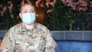 Mental Health Technician Tech. Sgt. Michelle Connors Supports Those in the Fight Against COVID-19