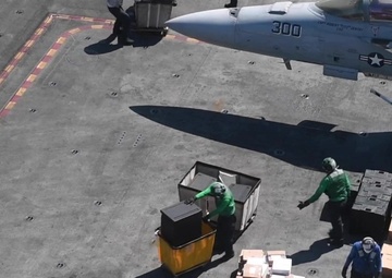 USS Harry S. Truman (CVN 75) Operates In The Atlantic Ocean