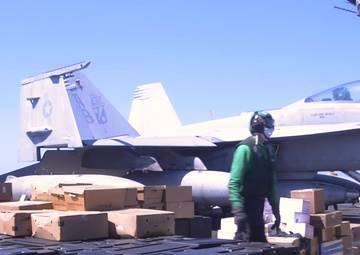 USS Harry S. Truman (CVN 75) Operates In The Atlantic Ocean
