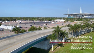The Hard Rock Stadium Community Based Testing Site time lapse