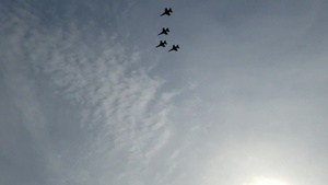 149th Fighter Wing Flyover in Lubbock, Texas