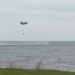 NY Army National Guard helicopter crews conduct water bucket training over Lake Ontario