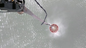 NY Army National Guard helicopter crews conduct water bucket training over Lake Ontario