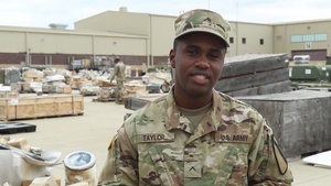 Pvt. Shakeer Taylor Gives Words of Encouragement to Future U.S. Army Soldiers