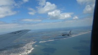 NJ Salutes Aerial F-16 and KC-135 Fly Over South Jersey Shore