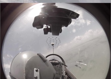 ANG 149th F-16 pilots perform flyover in show of support to frontline workers during COVID-19