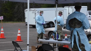 Wisconsin Guard supports Solon Springs COVID-19 testing site