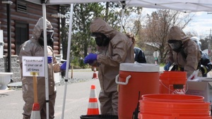Wisconsin Guard supports Solon Springs COVID-19 testing site