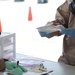 Wisconsin National Guard Soldiers and Airmen help facilitate a mobile testing site in Milwaukee