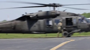 B-Roll: UH60 Black Hawk Medical Transport Mission