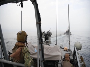 Commander, Task Force 56 Conducts Training Exercises with Mark VI Patrol Boats