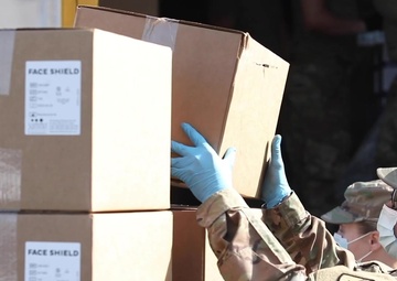 NC Guardsmen Distribute PPE