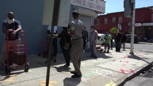 B-Roll: MDNG supports food distribution at New David Baptist Church in Baltimore