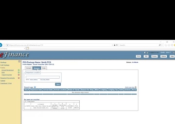 E-Finance – PCS for OCONUS to CONUS Travel