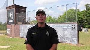 Army Birthday Greeting from USAMU's Sgt. Will Hinton