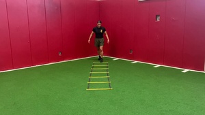 Ladder Single Leg Forward Backward
