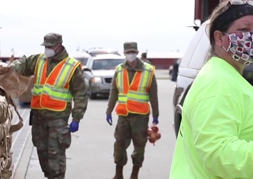 Nebraska National Guard Supports Partners with Mobile Food Pantry