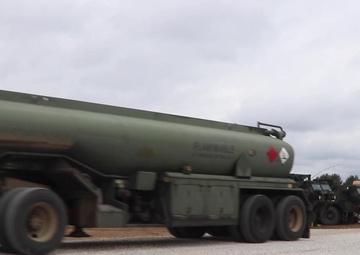 On the road in Poland with the 724th Transportation Company