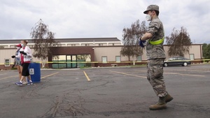 Nebraska National Guard Supports COVID-19 Food Drive