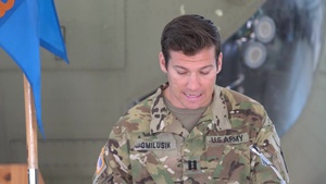1-214th GSAB conducts modified Change of Command Ceremony