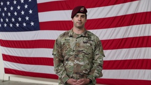 Paratrooper starts the engines of the 2020 Coca-Cola 600