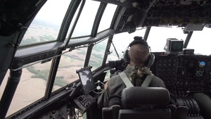 Missouri Air Guard C-130 aircraft fly over NW Missouri in support of COVID-19 essential workers