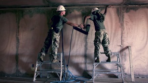 492nd EVCC construction in Djibouti Base Cluster