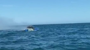 Coast Guard rescues 3 boat fire
