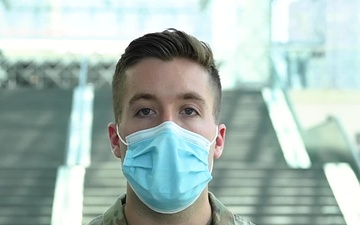 Army Spc. William “Billy” Remis shout-out at the Javits Center