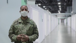 Brig. Gen Visits DC convention center