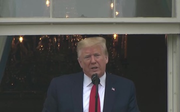 President Trump Participates in a Rolling to Remember Ceremony